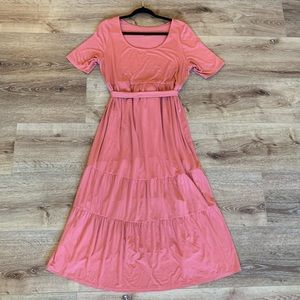 Medium Isabel Maternity Dress by Ingrid and Isabel. Great for Fall Comfortable